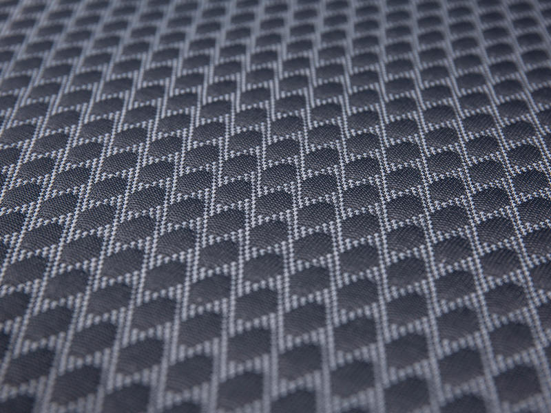 Knitted jacquard polyester culcita fabricae